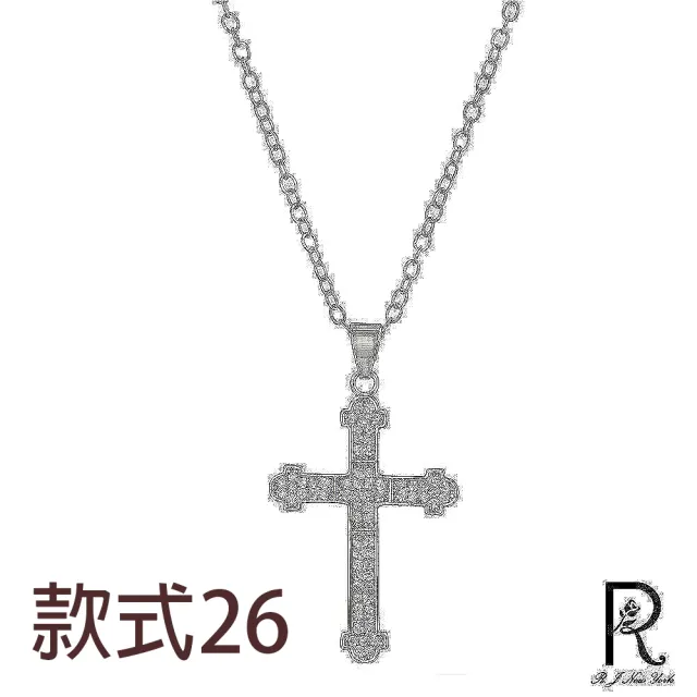 【RJ New York】女神晶鑽十字架鋯石聖母項鍊(26款可選)