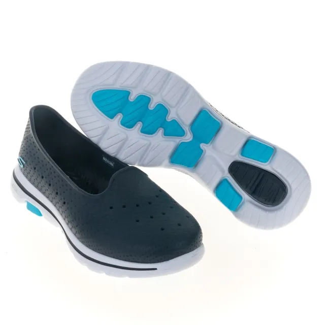 【SKECHERS】女鞋 休閒系列涼拖鞋 FOAMIES GO WALK 5(111105NVY)