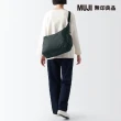 【MUJI 無印良品】可折疊撥水加工聚酯纖維肩背包(共2色)