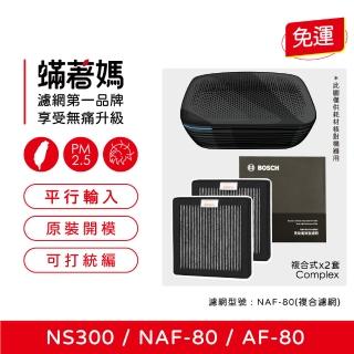 【著媽】車用濾網2入優惠組(適用 原廠 濾網 BOSCH NS300 NAF-80 AF-80 博世 移動式車用空氣清淨機)