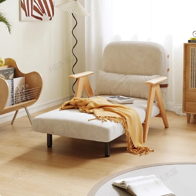 文創集 米斯灰綠科技布前拉式沙發椅/沙發床好評推薦