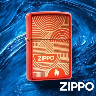【Zippo】2023年創辦人紀念款-抽象線條防風打火機(美國防風打火機)