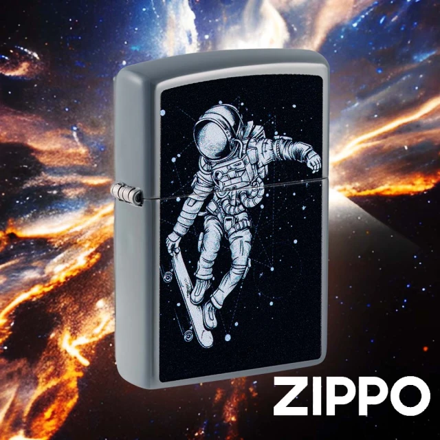 【Zippo】滑板太空人(美國防風打火機)