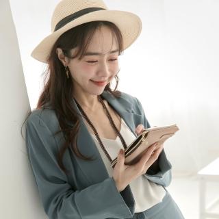 【uma hana】單色C大調頸掛式滑手機防水保護套的5.5吋大滑手機套-2入組(防水手機套/可直接滑手機/防水包)