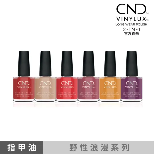 【CND】VINYLUX 完美光感指甲油 野性浪漫系列 15ml(類光療/美甲)