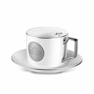 【Michelin 米其林】經典徽章高骨瓷茶杯組 ML-20308(LE GUIDE 必比登紀念精品 限量品)