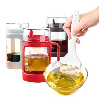 【日本ASVEL】油控式手提調味油玻璃壺350ml--買就送矽膠油刷
