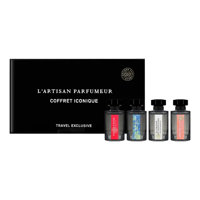 【L Artisan Parfumeur 阿蒂仙之香】四入小香禮盒 5ml*4(國際航空版_冥府之路+玫瑰追憶+尋找蝴蝶+布列塔尼)