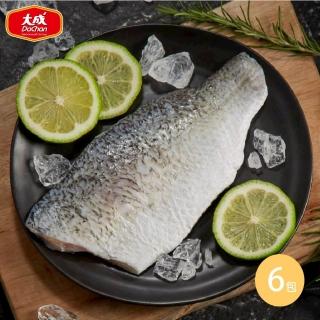 【大成】臺灣國產金目鱸魚150-200g／包︱6包含運組︱大成食品(野生捕撈 無藥殘 海鮮水產 乾煎 無刺)