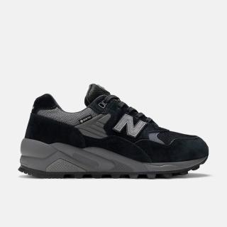 【NEW BALANCE】男女 休閒鞋 運動 慢跑 復古 D楦 NB 580 防水 緩震 穿搭 黑灰(MT580RGR)