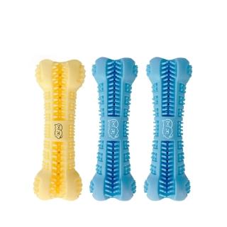 【LITTLE POPPET 小小毛孩】寵物潔牙牙刷玩具/M號/中小型犬貓適用(3入)