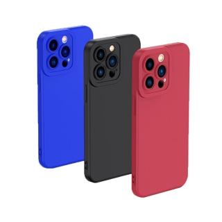 【小玉貼膜】適用iPhone天使眼鏡頭全包磨砂手感防摔殼手機殼軟殼(iPhone15 Plus Pro Max)