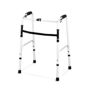 【助行器】銀霧黑標準型(#助行器老人四腳助步器#老人扶手架#輔助行走復健#走路專用柺杖)