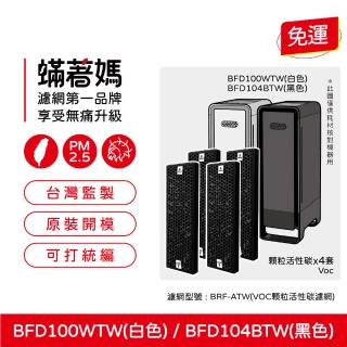 【著媽】濾網4入優惠組(適用 Braun百靈 SensorAir BFD104BTW BFD100WTW 空氣清淨機)