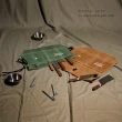 【BROOKLYN WORKS】露營刀具袋 橄欖綠&棕色(多用途使用 營釘收納袋 刀叉收納袋 輕便攜帶)