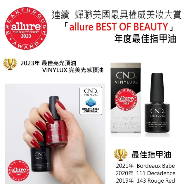 【CND】VINYLUX 完美光感指甲油 崛起與閃耀系列 15ml(類光療/美甲)