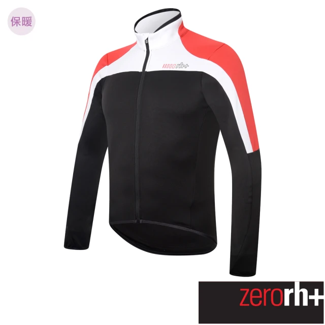ZeroRH+ZeroRH+ 義大利男仕專業刷毛自行車衣 ●紅色、黑色●(ICU0467)