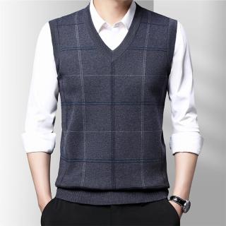 【Heart:W 新職人】★格子雙線條無袖馬甲(百搭/背心/保暖)