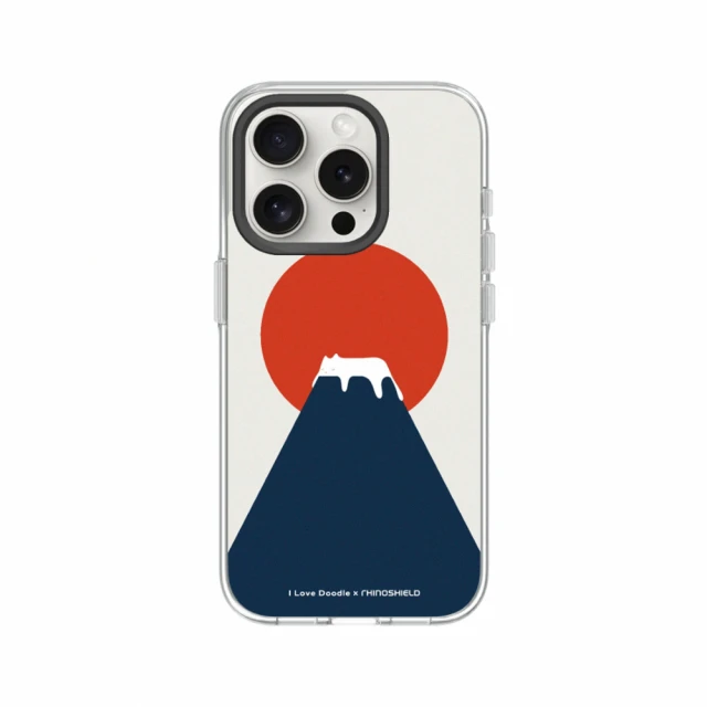 RHINOSHIELD 犀牛盾 iPhone 12系列 Clear MagSafe兼容 磁吸透明手機殼/富士山(I Love Doodle)