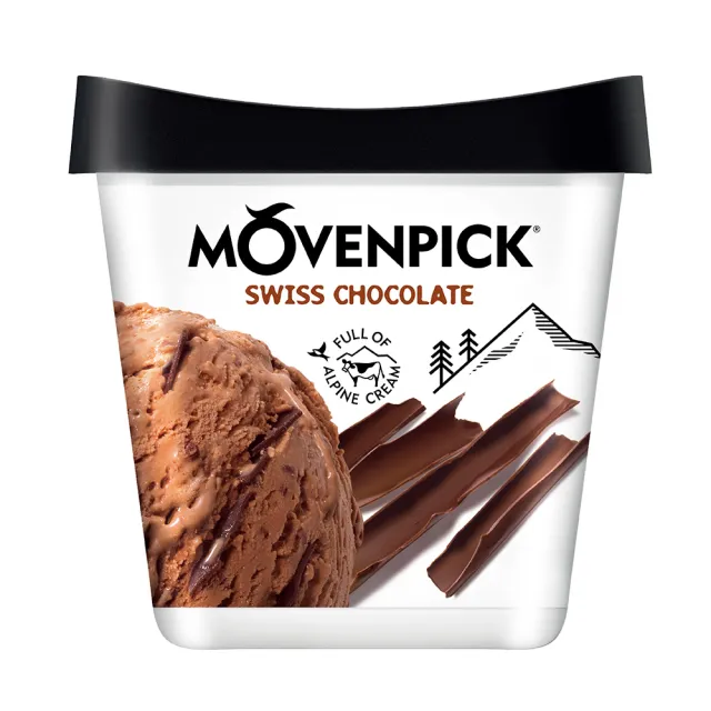 【Movenpick 莫凡彼】100%純天然500ML冰淇淋3盒組-冷凍配送(巧克力狂饗)