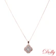 【DOLLY】0.60克拉 18K金輕珠寶玫瑰金鑽石鎖骨鍊