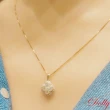 【DOLLY】0.60克拉 輕珠寶18K玫瑰金鎖骨鍊