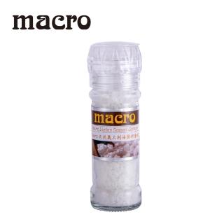 【Macro】義大利天然日曬海鹽研磨罐 100gx1罐