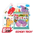 【Echain Tech】熊掌 動物金鋼砂防滑貼片-1包共6片 -止滑貼片/浴室貼/地磚貼(7款可任選)