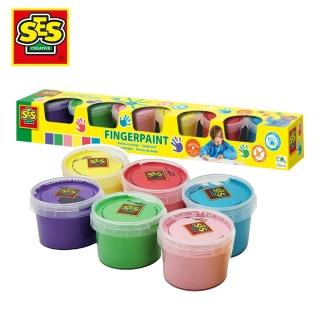 【荷蘭SES】幼兒手指畫彩繪顏料組6色x120ml(00315)