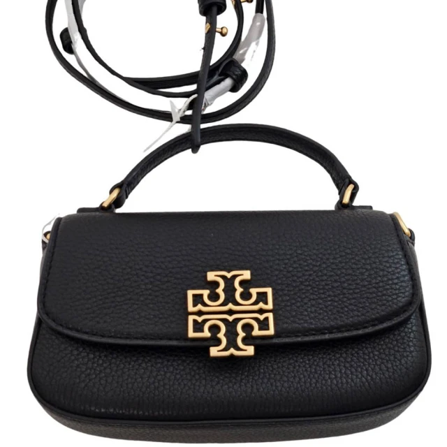 TORY BURCHTORY BURCH toryburch tb 新款 迷你 Briteen 立體簍空logo荔枝紋 手提兩用斜背包