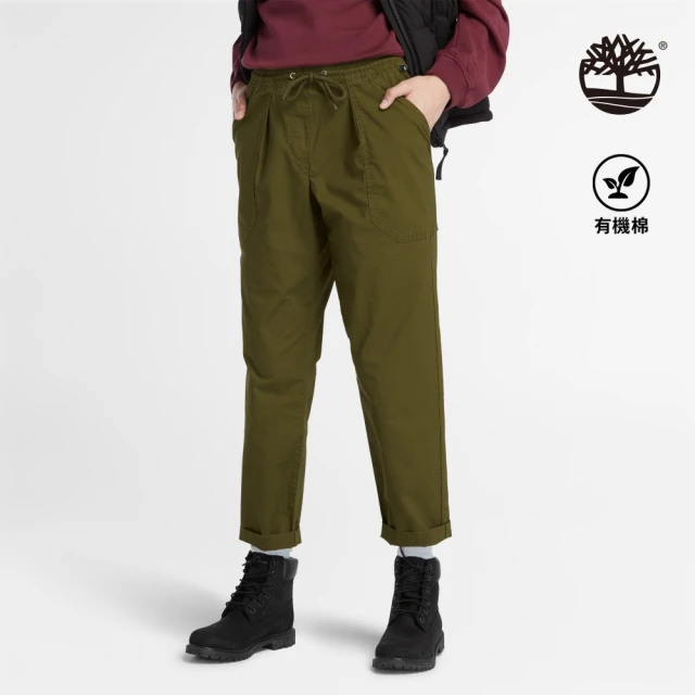 Timberland 女款咖啡色直筒休閒長褲(A5ZVYBK