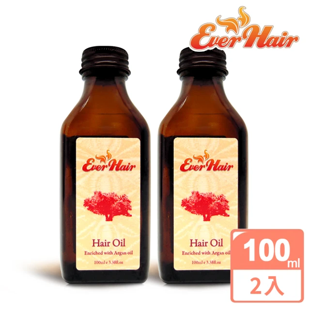 Ever Hair 魔髮絲 頂級摩洛哥堅果修護髮油100ml買1送1(共2入)