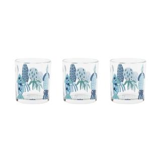 【EXCELSA】玻璃杯3入 魷魚220ml / 水杯 茶杯 咖啡杯 母親節禮物