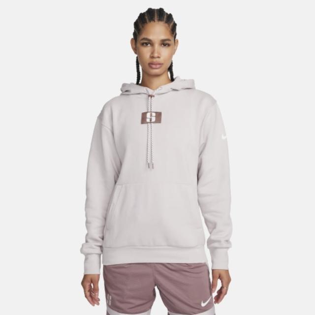 【NIKE 耐吉】上衣 女款 長袖上衣 帽T 運動 AS U NK SABRINA HOODIE 粉紫 FJ4450-019