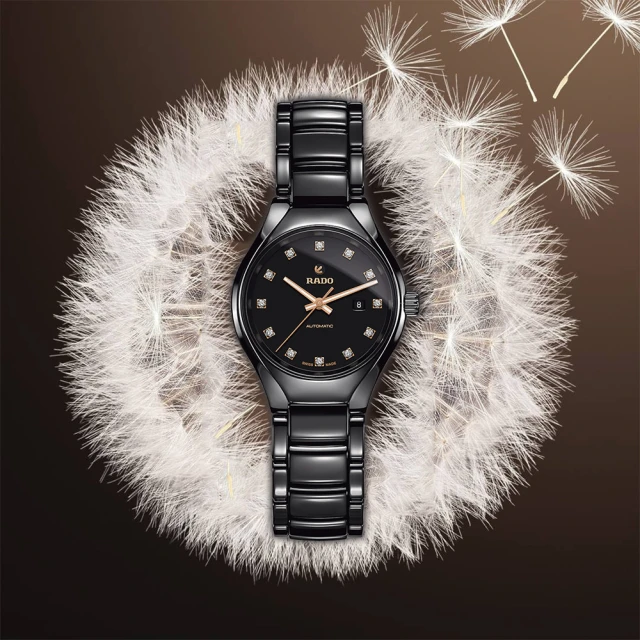 Rado 雷達表 True真系列鑽石自動機械女錶-30mm R03推薦 聖誕節 禮物(R27242732)