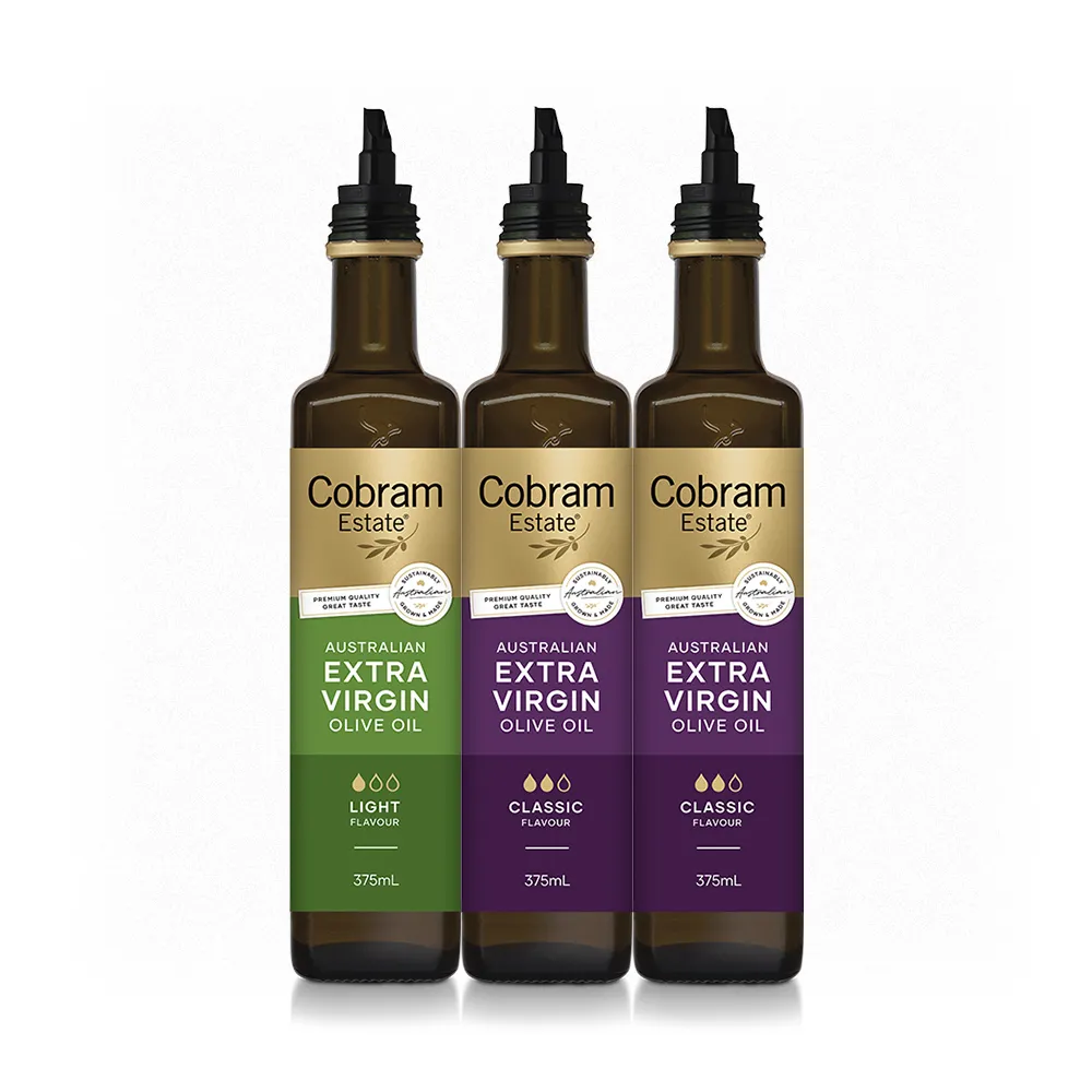 即期品【Cobram Estate】澳洲特級初榨橄欖油750ml三入組-經典x2+細緻x1(採收日期: 2023/5)