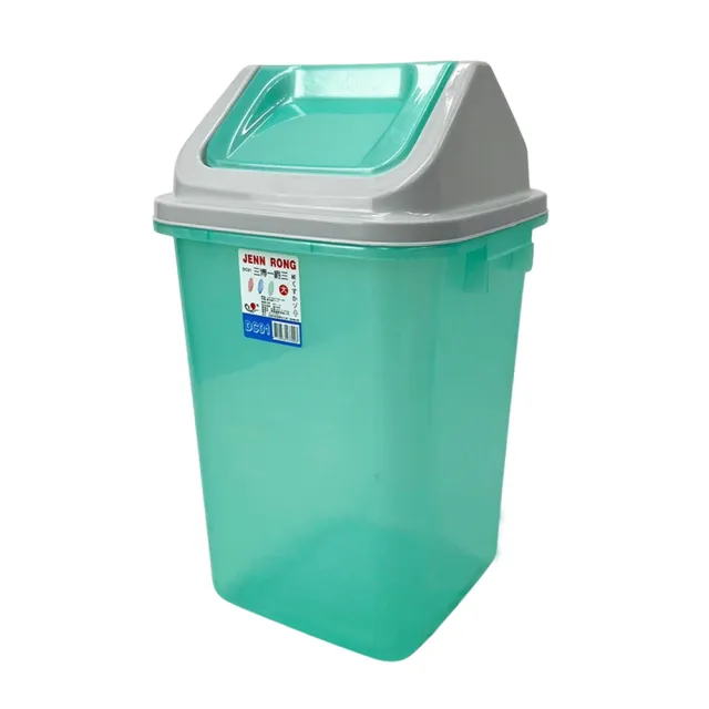 【生活King】大伯爵搖蓋式垃圾桶-20L(3色可選)