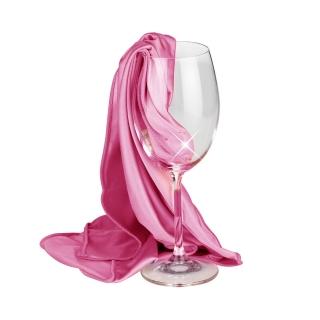 【TESCOMA】Unovino酒杯擦拭布 玫瑰紅50cm / 廚房抹布 清潔布 擦拭布
