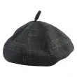 【ZOII 佐壹】格紋貝雷帽(復古英倫格子貝雷帽 貝蕾帽 南瓜帽 條紋貝雷帽 #106007)