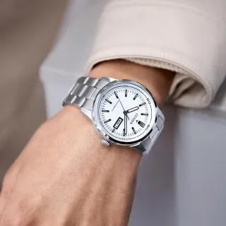 【CITIZEN 星辰】Mechanical Day-Date 日曆機械錶 42MM 新年禮物 交換禮物(NH8400-87A)