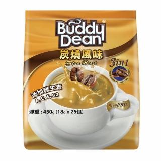 【Buddy Dean 巴迪】三合一咖啡-炭燒風味1包(18gx25入/包)