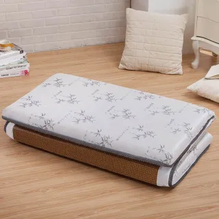 【Super Life】雙人加大6尺-MIT三折硬式獨立筒床墊(日系護背硬式)