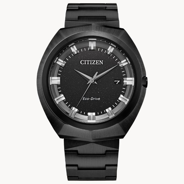 CITIZEN 星辰 全球旗艦款光動能365-黑 BN1015-52E