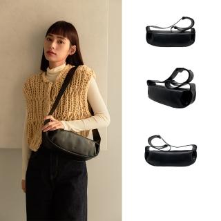 【COWA日本真皮工藝】COWA日本真皮工藝 抓皺寬帶斜揹包