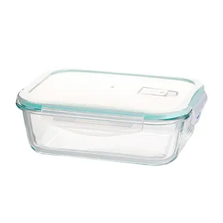 【小麥購物】玻璃保鮮盒 方｜410ml(密封保鮮盒 透明保鮮盒 保鮮盒 保鮮 玻璃便當盒 便當盒 玻璃)