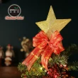 【摩達客】7尺/7呎 210cm 特仕幸福型裝飾綠色聖誕樹(綺紅金雪系配件/含全套飾品/不含燈/本島免運費)
