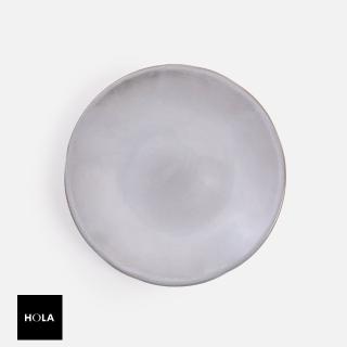 【HOLA】NOSSE Smooth陶瓷盤15cm 灰白