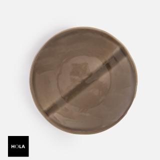 【HOLA】NOSSE Smooth陶瓷盤15cm 橄欖綠