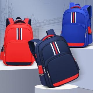 【SUNSHINEBAG 日晴】英倫風純色 兒童書包(護脊 書包 後揹包 小學生 兒童 學生書包)