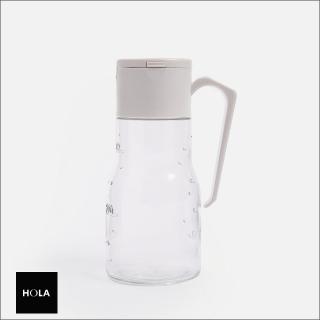 【HOLA】自動開啟玻璃可拆蓋油壺500mL 白